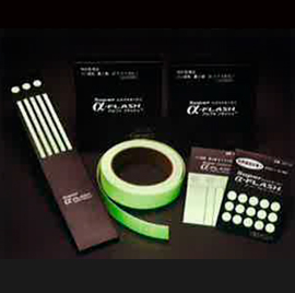 超高輝度PLC（蓄光）テープ