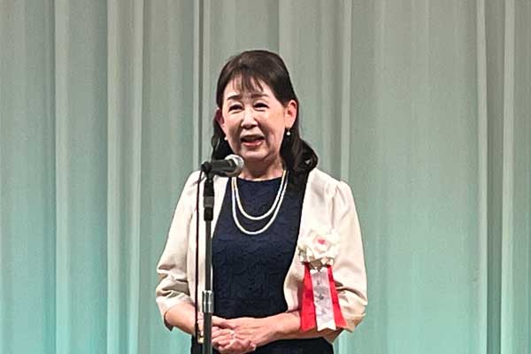 原田副会長（懇親会中締め）
